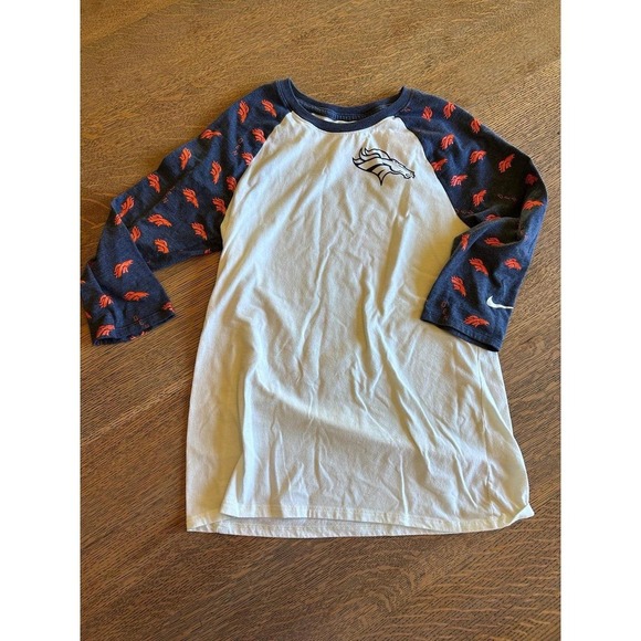 Nike Tops - Nike Women's Broncos 3/4 Sleeve T-Shirt – Size Medium